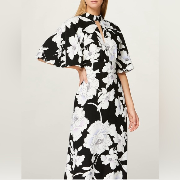 Truth & Fable Women's Keyhole Maxi Evening Dress Side Slits NWT - Picture 4 of 9